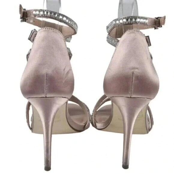 Call it  Spring Embellished Ankle Strap Blush Pink Sparkle Bling Size 7.5 - Picture 6 of 13